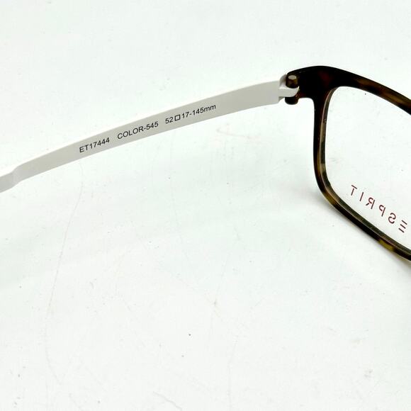 ESPRIT ET17444 COLOR-545 HAVANA FRAMES EYEGLASSES 52-17-145 - Picture 4 of 6